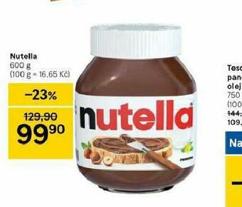 Tesco Nutella nabídka