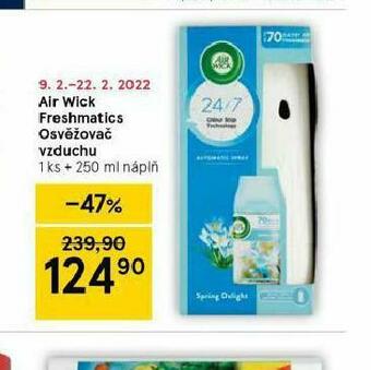 Tesco Air wick freshmatics osvěžovač vzduchu nabídka