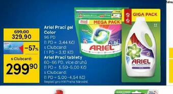 Tesco Ariel prací prostředek nabídka