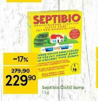 Tesco Septibio čistič žump nabídka