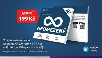 Tesco Tesco sim karta nabídka