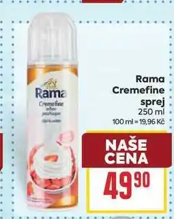 Billa Rama Cremefine sprej nabídka
