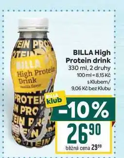 Billa BILLA High Protein drink nabídka
