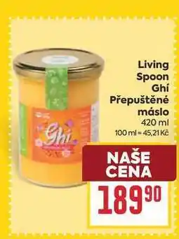 Billa Living Spoon Ghí Přepuštěné máslo nabídka