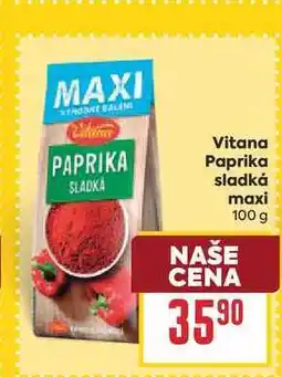Billa Vitana Paprika sladká maxi nabídka