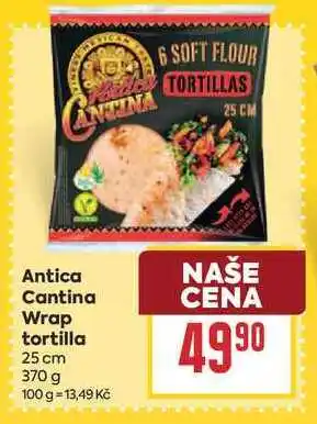 Billa Antica Cantina Wrap tortilla 25 cm nabídka