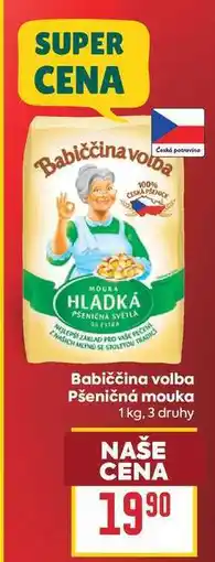 Billa Babiččina volba Pšeničná mouka nabídka