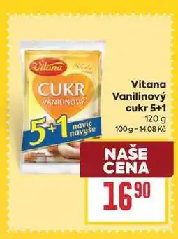 Billa Vitana Vanilinový cukr 5+1 120 g nabídka