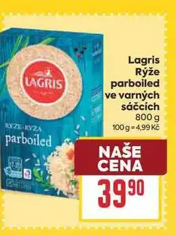 Billa Lagris Rýže parboiled ve varných sáčcích nabídka