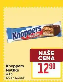 Billa Knoppers NutBar nabídka