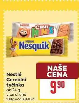 Billa Nestlé Cereální tyčinka od nabídka