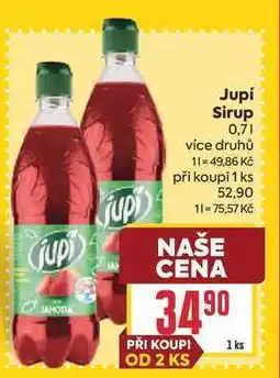 Billa Jupi Sirup nabídka