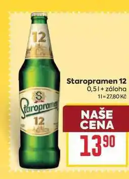 Billa Staropramen 12 nabídka