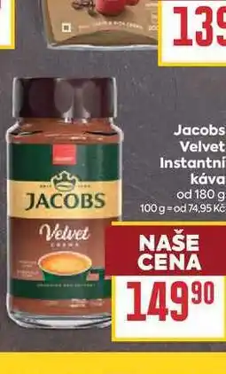 Billa Jacobs Velvet Instantní Κάνα od nabídka