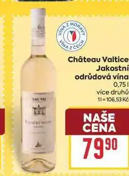 Billa Château Valtice Jakostní odrůdová vína nabídka