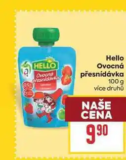 Billa Hello Ovocná přesnídávka nabídka