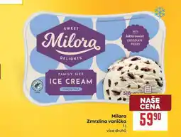 Billa Milora Zmrzlina vanička nabídka