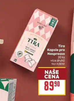 Billa Tira Kapsle pro Nespresso 20 ks nabídka