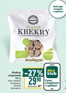 Billa Krekry vícezrnné nabídka