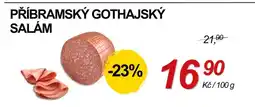 ZEMAN Příbramský gothajský salám nabídka