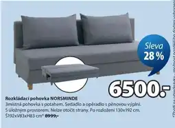 JYSK ROZKLÁDACÍ POHOVKA NORSMINDE nabídka