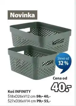 JYSK KOŠ INFINITY nabídka