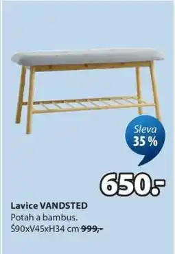 JYSK LAVICE VANDSTED nabídka