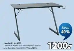 JYSK HERNÍ STŮL HALSTED nabídka