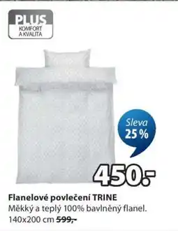 JYSK FLANELOVÉ POVLEČENÍ TRINE nabídka