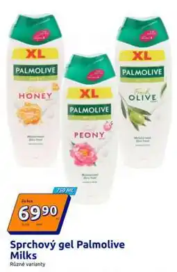 Action Sprchový gél Palmolive Milks nabídka