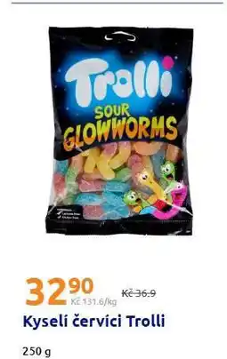 Action Kyselí červíci Trolli nabídka