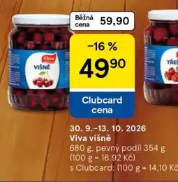 Tesco Viva višně nabídka