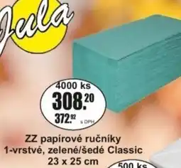 Adam Jula papírové ručníky nabídka