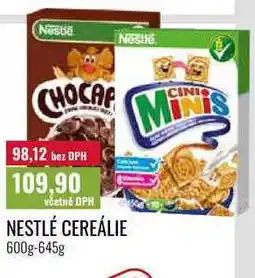 Ratio NESTLÉ CEREÁLIE, 600g-645g nabídka