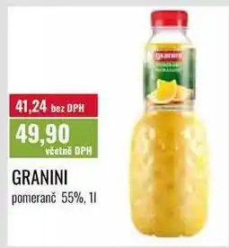 Ratio GRANINI pomeranč 55%,, 11 nabídka