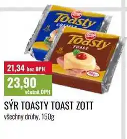 Ratio SÝR TOASTY TOAST ZOTT nabídka