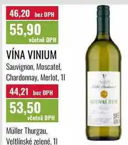 Ratio VÍNA VINIUM, 11 nabídka