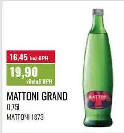 Ratio MATTONI GRAND, 0,751 nabídka
