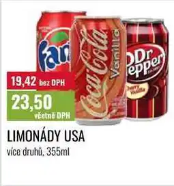 Ratio LIMONÁDY USA více druhů nabídka