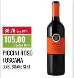 Ratio PICCINI ROSO TOSCANA, 0,751 nabídka