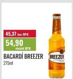 Ratio BACARDI BREEZER nabídka