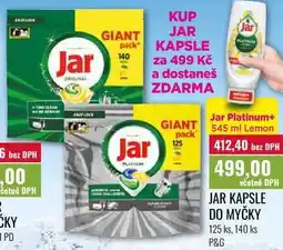 Ratio JAR KAPSLE DO MYČKY 125 ks, 140 ks nabídka