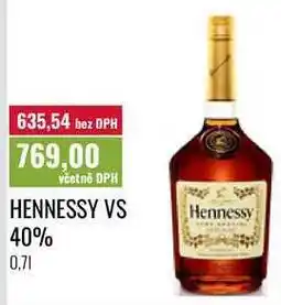 Ratio HENNESSY VS 40%, 0,71 nabídka