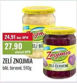 Ratio ZELÍ ZNOJMIA, bílé, červené nabídka