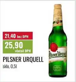 Ratio PILSNER URQUELL sklo, 0.51 nabídka