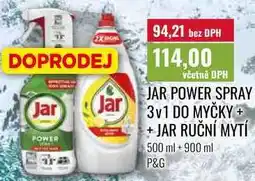 Ratio JAR POWER SPRAY 3v1 DO MYČKY+ +JAR RUČNÍ MYTÍ, 500 ml + 900 ml nabídka