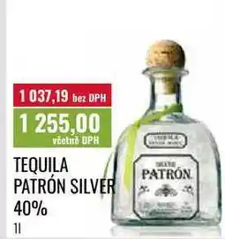 Ratio TEQUILA PATRÓN SILVER 40%, 11 nabídka