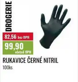 Ratio RUKAVICE ČERNÉ NITRIL, 100ks nabídka