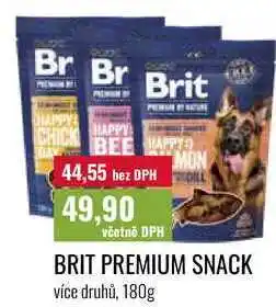 Ratio BRIT PREMIUM SNACK, více druhů nabídka