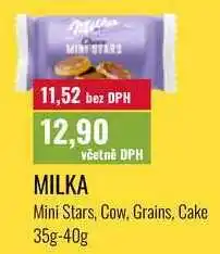 Ratio MILKA Mini, Stars, 35g-40g nabídka